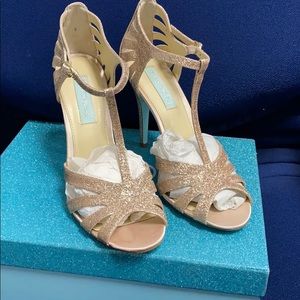 Betsey Johnson Glitter Heels